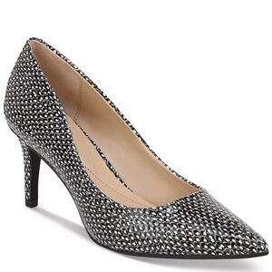 Alfani Black & White Jeules Snakeskin Heels Size 11